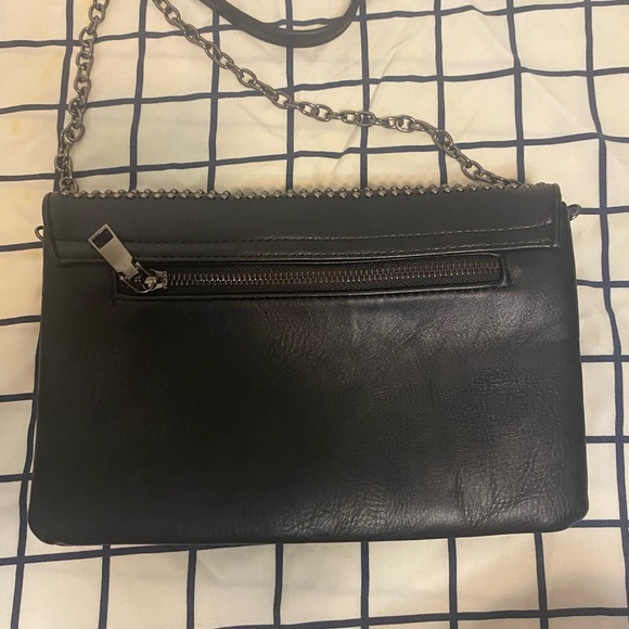 MMS  Design Studio Studded Black Chain Purse - Picture 3 of 9